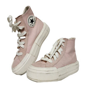Converse Chuck Taylor All Star Cruise High Top Platform Sneakers Pink Sage 6.5